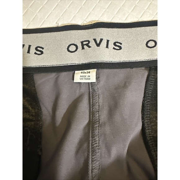 Orvis‎ Pants 40x34 Men's Trek Pant NWT Forged Iron Gray Hiking Stretch - Picture 16 of 16